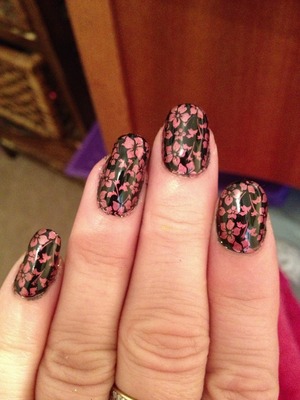 Shellac and plate printed with barry m 