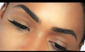 SUPER THICK Natural Looking Eyebrow Tutorial ▸ VICKYLOGAN