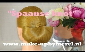 HOW TO: Classic wedding updo hairstyling tutorial Make-upByMerel Tutorials