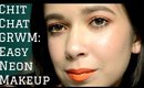 Chit Chat GRWM: Easy Neon Makeup | Alexis Danielle