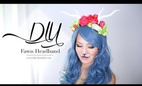 DIY Mystical Fawn Headband | Halloween Costume | ANNEORSHINE