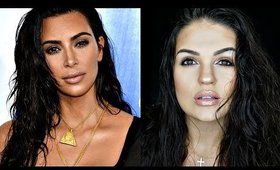 Kim Kardashian "Wet Look" VMAS 2016 Hair + Makeup Tutorial