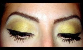 Nicole Scherzinger Inspired Makeup (Yellow Eye Shadow Look!)