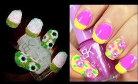 Glowing Daisies Nail Tutorial ft Born Pretty Store