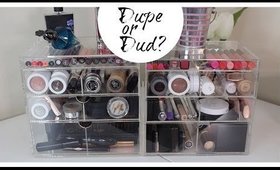 Dupe or Dud: Acrylic Makeup Storage Boxes! | Bailey B.