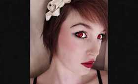 Twilight saga eclipse jane volturi vampire makeup tutorial