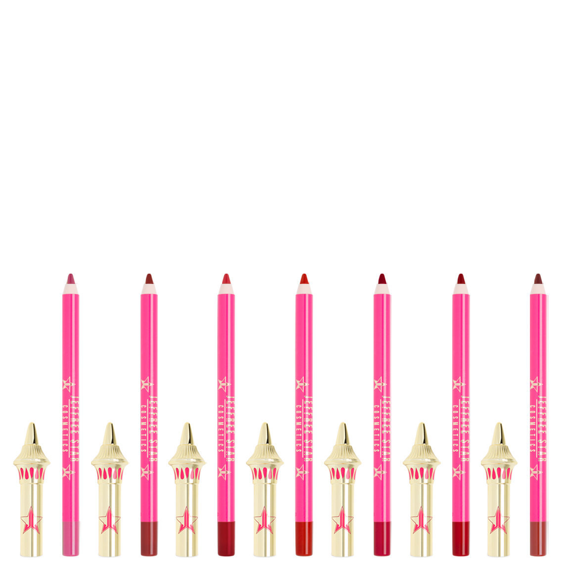 Jeffree Star Cosmetics Velour Lip Liners: Reds & Pinks alternative view 1 - product swatch.