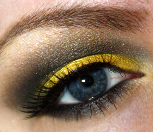 Hufflepuff Inspired Eyes - Yellow & Black