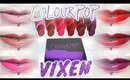 Review & Swatches: COLOURPOP Vixen Lippie Stix Set | Dupes, Holiday Collection