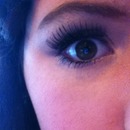 First Time Applying False Lashes