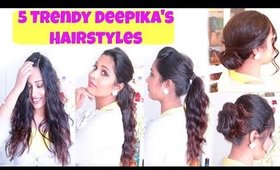 5 Trendy Hairstyles Inspired by Deepika Padukone | Using BBLUNT Products