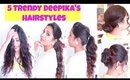 5 Trendy Hairstyles Inspired by Deepika Padukone | Using BBLUNT Products
