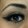 Cat eye- Black winged eye liner