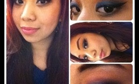 First Tutorial of 2013: Inspired by the color royal blue