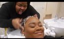 vlog #3where is my packages/getting my hair washed, while getting abused lol!!-@glindadotson