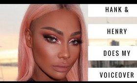 ROSE GOLD GLITTER GLAM HENRY DOES MY VOICE OVER | SONJDRADELUXE