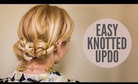 Easy Knotted Updo