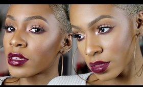 Reverse Smokey Eye & Dark Lips + Hourglass Foundation Review! ▸ VICKYLOGAN