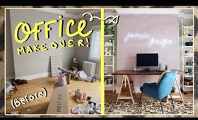 MY DREAM HOME OFFICE MAKEOVER! 😍| Jamie Paige