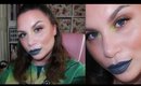 Neon Beauty Week Day 3 | Subtle Neon Eyes & Teal Lips Make-Up Tutorial