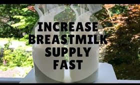 How to increase breastmilk supply  | 5 tips | fast + easy