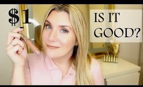 $1 LIQUID LIPSTICK ??  | CHEAP MAKEUP FIRST IMPRESSIONS