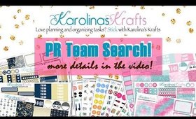 PR team search for etsy shop with planner stickers!