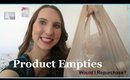 Product Empties 2015 | What worked and what didn't!