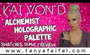 KVD | Alchemist Holographic Palette | Swatches| Demo | Review | Tanya Feifel-Rhodes