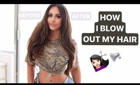 How I Blow Out My Hair with UNice Hair | MISSSPERU