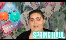 NEW SPRING MAKEUP & PLUS CLOTHING HAUL | FEAT. SEPHORA AND REBDOLLS