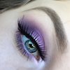 Princess Adora Intense Purple Glittery Smokey Eye