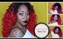 Sensationnel Custom Lace Wig Italian Curl  | SLAYED Long Curly Red Hair| Elevatestyles