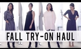 FALL TRY ON EVERYTHING HAUL \ ASOS ZARA ALL SAINTS | ANN LE