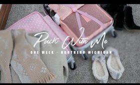 Pack With Me - One Week in Northern Michigan (Winter Outfits)