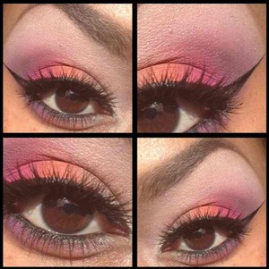 Gorgeous colorful look from It's Amore, featuring our Sasha lashes!