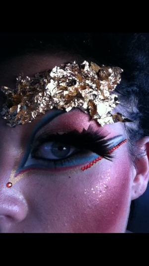 This was for a fantasy hair competition. Aubrey Hudson is the MUA and hair artist . 