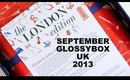 September Glossybox 2013 UK)   The one that with the WOW factor