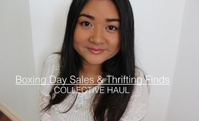 COLLECTIVE HAUL: Boxing Day Sales & Thrifting Finds