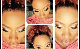 Valentines Day inspired tutorial using UD Naked with a Nude lip!