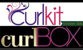 Curlkit vs Curlbox October 2016 plus GIVEAWAY!