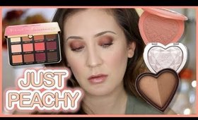 TOO FACED JUST PEACHY MATTES TUTORIAL