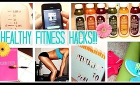 Fitness & Weight Loss HACKS! DIY Juice Cleanse, Gym Planner + MORE! 2015