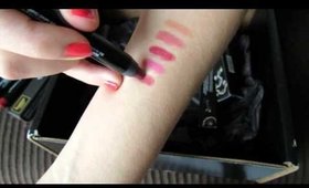 Butter London Lippy Bloody Brilliant Lip Crayons Swatches and Review!  ♥ ♥