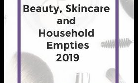 Final Product Empties for 2019