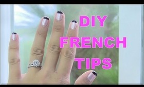 DIY FALL NAIL TREND! Modern French Tip Tutorial