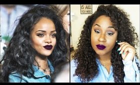 Rihanna Makeup tutorial | Cut crease and Vampy