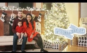 Vlogmas Day 24 🎄 Christmas Eve (Dining Setup, Stockings, Church)