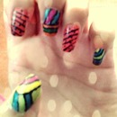 my nails, just with imagination 