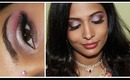 Karva Chauth Special Pink Indian Desi Makeup And Outfit